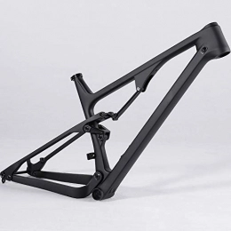fly away Mountain Bike Frames fly away T8000 Cycling Bicycle Frame Disc Brake 29Er Full Suspension Xc Mtb Frame 29Er Carbon Mountain Bike Frame 148 * 12Mm Boost Bicycle Frame 29Er 17.5In Black Color