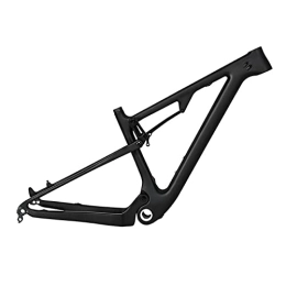 Full Suspension Mountain Bike Frame, 120mm Travel Carbon Frame Support 27.5 29 Inch Wheel 42 * 52mm Tapered Headset 12 * 148mm Thru Axle