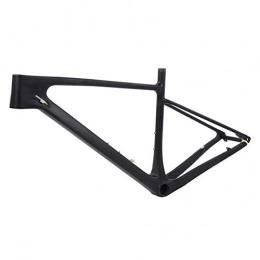 Gaeirt Spares Gaeirt Bicycle Frame, Bicycle Front Fork Frame Lightweight No Deformation Excellent Hardness with Seatpost Clip for Mountain Bike(29ER*17 inch)