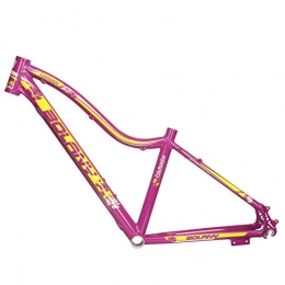 GJZhuan Mountain Bike Frames GJZhuan For women bicycle frame of aluminum alloy, a size of 26 inches, bicycle parts, cycling mountain bike parts. (Color : Pink)