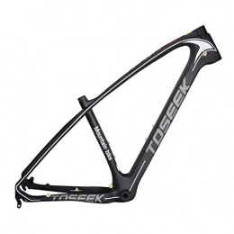  Mountain Bike Frames Hanks' shop Grey LOGO MTB Mountain Bike Frame Full Suspension T800 Carbon Fiber Bicycle Frame