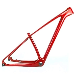 HCZS Spares HCZS Bike Frames Full carbon fiber 29ER Mountain Bike Red frame 900g Bicycle Accessories