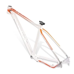 HIMALO Mountain Bike Frames HIMALO 26 / 27.5 / 29er Hardtail Mountain Bike Frame Aluminum Alloy Disc Brake MTB Frame QR 135mm 16'' / 18'' Internal Routing Rigid Frame XC / AM (Color : White, Size : 29x16'')