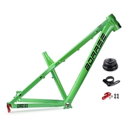 HIMALO Mountain Bike Frames HIMALO 26er 27.5er Mountain Bike Frame Hardtail DH / XC / AM MTB Frame 17'' Disc Brake Aluminum Alloy Frame QR 135mm (Color : Groen, Size : 27.5 * 17'')