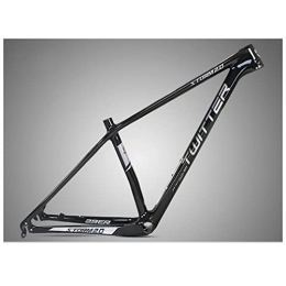 HIMALO Mountain Bike Frames HIMALO 27.5er 29er Mountain Bike Frame 15'' / 17'' / 19'' XC Hardtail MTB Carbon Fiber Frame QR 135mm Disc Brake Frame Internal Routing (Color : Black, Size : 27.5 * 17'')