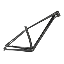 HIMALO Mountain Bike Frames HIMALO 27.5er 29er Mountain Bike Frame Carbon Fiber Hardtail MTB Frame 15'' / 17'' / 19'' QR 135mm Disc Brake Frame Routing Internal XC AM (Color : Glossy black, Size : 27.5 * 15'')