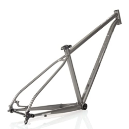 HIMALO Mountain Bike Frames HIMALO 27.5er MTB Frame Cr-Mo Steel Rigid Frame XC / AM Hardtail Mountain Bike Frame 15'' / 17'' / 19'' Disc Brake Thru Axle 12x142mm (Color : Dark gray, Size : 27.5 * 17'')