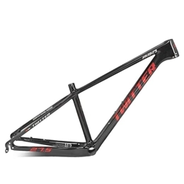 HIMALO Spares HIMALO Carbon Fiber Hardtail Mountain Bike Frame 27.5er 29er Disc Brake MTB Frame 15'' / 17'' / 19'' Internal Routing QR 135mm (Color : Black, Size : 29 * 15'')