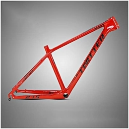 HIMALO Spares HIMALO Carbon Fiber MTB Frame 15'' 17'' 19'' Hardtail Mountain Bike Frame 27.5er 29er Disc Brake Frame QR 135mm Internal Routing XC AM (Color : Red, Size : 29 * 19'')