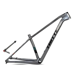 HIMALO Spares HIMALO Carbon Hardtail Mountain Bike Frame 27.5er 29er Disc Brake MTB Frame 15'' / 17'' / 19'' XC Internal Routing Frame Thru Axle 12 * 148mm Boost (Color : Dark gray, Size : 17'')