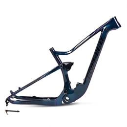 HIMALO Spares HIMALO Mountain Bike Frame Carbon Fiber Trail MTB Frame 27.5 / 29er 15'' / 17'' / 19'' Suspension Frame Travel 120mm Boost Thru Axle 12x148mm Disc Brake XC / AM / DH (Color : Varicolored, Size : 29 * 19'')
