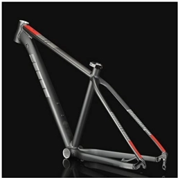 HIMALO Mountain Bike Frames HIMALO MTB Frame 27.5er Hardtail Mountain Bike Frame 15'' / 17'' / 19'' Disc Brake Aluminum Alloy Rigid Frame XC / AM QR 135mm (Color : Black Red, Size : 27.5 * 17'')