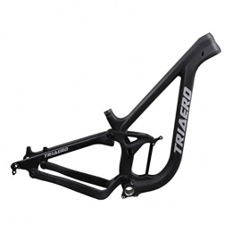 HNXCBH Spares HNXCBH Bicycle frameset Arrive Full Suspension Carbon Frame Mtb 148 * 12mm Boost Thru Axle 150mm Rear Travel (Color : L)