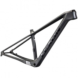 HNXCBH Mountain Bike Frames HNXCBH Bicycle frameset Carbon Frame Frame Mountain Bike Frame 148 * 12mm MTB Carbon Frames 15 / 17 / 19inch (Color : 12 148 BOOST BLACK, Size : 15)