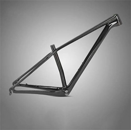Hrsein Spares Hrsein Ultralight carbon fiber mountain frame, 29-inch all-black matte EPS off-road XC-level frame, can be fitted with front pull and front dial, 29 inches * 19 inches