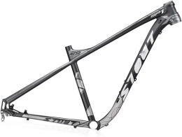 InLiMa Spares InLiMa 29er Frame XC Hardtail Mountain Bike Frame 17'' Aluminum Alloy Disc Brake Rigid Frame 135mm QR 12 * 142mm Thru Axle Interchangeable (Color : Schwarz, Size : 29 * 17'')