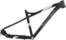 InLiMa Mountain Bike Frames InLiMa Frame 27.5er Hardtail Mountain Bike Frame 16'' Disc Brake Rigid Frame QR 135mm XC, with Tailhook (Color : Black, Size : 27.5x16'') (Color : Schwarz, Size : 27.5x16'')