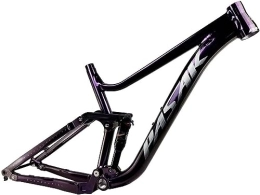 InLiMa Spares InLiMa Full Suspension Mountain Bike Frame 27.5er / 29er Downhill MTB Frame 16'' / 18'' 3.0 Tires Boost Thru Axle Frame 148mm (Color : Purple, Size : 16 inches)