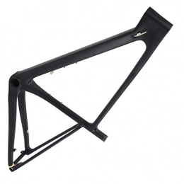 Jopwkuin Mountain Bike Frames Jopwkuin Bicycle Front Fork Frame, Corrosion Resistance No Deformation Easy To Install Bicycle Frame Excellent Hardness with Seatpost Clip for Mountain Bike(29ER*19 inch)