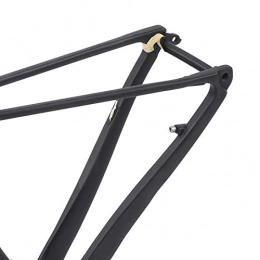 KAKAKE Spares KAKAKE Bike Frame, Mountain Bicycle Front Fork Frame Easy To Install Ultra-light Carbon Fiber for Mountain Bike for Road Bike(29ER*17 inch)