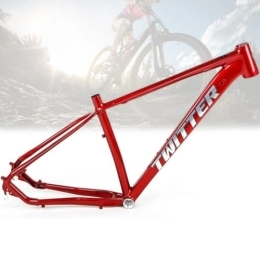 KLWEKJSD Mountain Bike Frames KLWEKJSD 27.5 / 29er Mountain Bike Frame 15'' / 17'' / 19'' Aluminum Alloy MTB Frame Disc Brake QR 135mm XC Frame Routing Internal (Color : Red, Size : 19x29in)