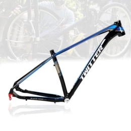 KLWEKJSD Spares KLWEKJSD MTB Frame 27.5er / 29er Mountain Bike Frame 17'' Aluminum Alloy Disc Brake BSA68 Bicycle Frame Routing Internal 9x135mm Quick Release Axle (Color : Blue, Size : 17x29in)