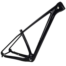 LJHBC Mountain Bike Frames LJHBC Bike Frame Carbon Frameset Competitive mountain bike frame Full carbon fiber BSA screw-in Go inside design Bicycle Accessories 27.5 / 29ER (Color : 29er, Size : 17in)