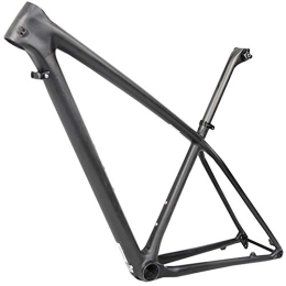 LJHBC Spares LJHBC Bike Frame Carbon Frameset T1000 Carbon fiber mountain bike frame Wrist set with seat tube Mountain bike accessories PF30, 148X12CM, 27.5 / 29ER (Color : 29ER, Size : 15in)