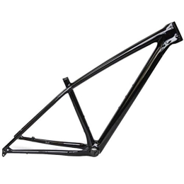 LJHBC Spares LJHBC Bike Frames Mountain bike frame With seat tube Carbon fiber T1000 Off-road riding equipment Wheel set 27.5 / 29ER (Color : 27.5er, Size : 17in)