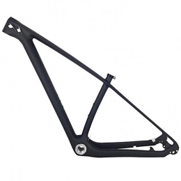LJHBC Mountain Bike Frames LJHBC Bike Frames T1000 carbon fiber 27.5 / 29ER Mountain bike accessories High-strength frame BSA 73mmCompatible QUICK RELEASE / THRU AXLE (Color : 29er, Size : 17in)