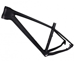 LJHBC Spares LJHBC Bike Frames T800 Carbon fiber mountain bike frame MIB lightweight bike Compatible with quick release 27.5ER (Color : Black, Size : 27.5er*15in)