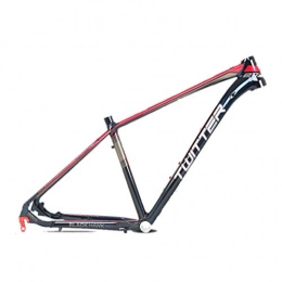 MAIKONG Spares MAIKONG Aluminum alloy Mountain Bike Frame 15.5 / 17-Inch Glossy Unibody External Cable Routing AL7005 Ultralight MTB BB68 Suitable for 27.5 wheel diameters, Red, 15.5