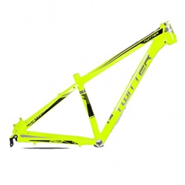 MAIKONG Spares MAIKONG Aluminum alloy Mountain Bike Frame Full Aluminum alloy Lightweight MTB Frame Mountain Bicycle Frame 29er MTB Bicycle Frame Internal Cable Routing, Yellow, 15.5