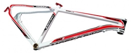 Mosso Mountain Bike Frames Mosso Unisex's MTB 7519XC Frame, White / Red, 16-Inch