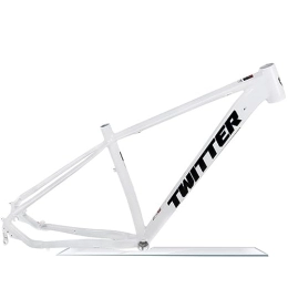 DHNCBGFZ Spares Mountain Bike Frame 27.5 / 29er Hardtail MTB Frame 15'' / 17'' / 19''Quick Release 135mm Aluminum Alloy Disc Brake Bicycle Frame Straight Headset Routing Internal (Color : White, Size : 27.5x17'')