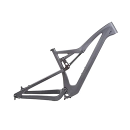 TXTRADE Spares Mountain Bike Frame Only, Carbon Full Suspension 135-150mm Travel BB92 Tapered Headset 148 * 12mm Thru Axle MTB Frame Supporting 29 * 2.35 or 27.5 * 2.8 Inch Tyre