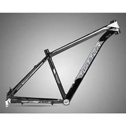 DFNBVDRR Mountain Bike Frames MTB Frame 26 / 27.5ER Disc Brake Frame Aluminum Alloy 15.5'' / 17'' Bicycle Frame Quick Release 135mm Straight Headset Mountain Bike Frame BB68 (Color : White, Size : 15.5x26in)