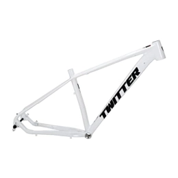 SuIcra Mountain Bike Frames MTB Frame 27.5 / 29er Hardtail Mountain Bike Frame 15'' / 17'' / 19'' 12 * 148mm Thru Axle Boost Frame XC Aluminum Alloy Disc Brake Frame Routing Internal (Color : White, Size : 29 * 19'')