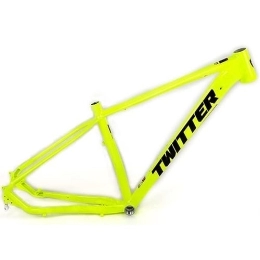 DHNCBGFZ Spares MTB Frame 27.5 / 29er Hardtail Mountain Bike Frame 15'' / 17'' / 19'' Aluminum Alloy Disc Brake Bicycle Frame Quick Release 135mm BB68mm Routing Internal (Color : Fluorescent yellow, Size : 29x17'')