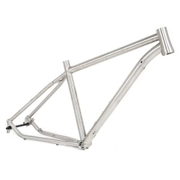 YOJOLO Mountain Bike Frames MTB Frame 29er Mountain Bike Titanium Alloy Frame 15.5'' / 17'' / 19'' Disc Brake Lightweight Rigidity Frame Good Shock Absorption Thru Axle 12x142mm, for XC Competition Bicycle ( Size : 27.5x15.5'' )