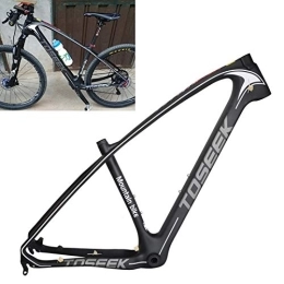 MYHH Spares MYHH Grey LOGO MTB Mountain Bike Frame Full Suspension T800 Carbon Fiber Bicycle Frame, Size: 27.5 x 19 inch.