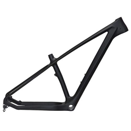 PPLAS Spares PPLAS Carbon Fat Bike Frame With Fork 26er Carbon MTB Snow Bike Frameset 26×5.0 Mountain Snow Bicycle Frame (Color : Only Frame, Size : 20inch Glossy)