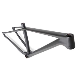 QDY Mountain Bike Frames QDY-Carbon Fiber 27.5in Mountain Bike Frame 650B Black (No Fork)