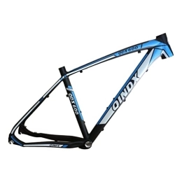QHIYRZE Mountain Bike Frames QHIYRZE Hardtail Mountain Bike Frame 26er Aluminum Alloy Disc Brake Bicycle Frame Quick Release 135mm MTB Frame 16'' / 18'' BSA68, For 26 Inch Wheel (Color : Blue, Size : 26 * 16'')