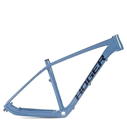QQY Mountain Bike Frames QQY Carbon Frame 27.5 er Mountain Bike Frame Carbon Bicycle BB30 Frame 19" Full carbon fiber MTB Frame (Blue)