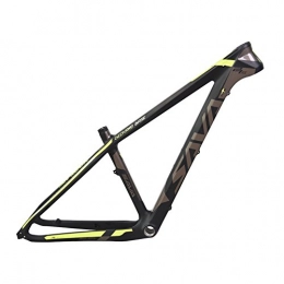 SAVA Spares SAVA Carbon Bike Frame Full T800 Carbon Fiber MTB BSA Lightweight Mountain Bicycle Frame Green 17