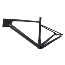 Shanrya Spares Shanrya Bicycle front fork frame, lightweight corrosion-resistant carbon fibre front fork frame with end hooks for mountain bike (29 x 17 inches)
