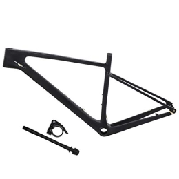 Shanrya Spares Shanrya Bike Front Fork Frame, Professional Carbon Front Fork Frame Corrosion Resistant with Tail Hook for Mountain Bicycle(29ER*19 inch)