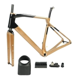 SUNGOOYUE Spares SUNGOOYUE Lightweight Carbon Fiber Road Bike Frame with Excellent Hardness, Sturdy and Durable Mountain Bike Frame Suitable for Outdoor Riding Cycling (S-43CM)