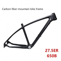 SXMXO Spares SXMXO 3k Carbon Fiber Mountain Bike Frame T700 Ultralight 17" MTB Matte Black Unibody Internal Cable Routing